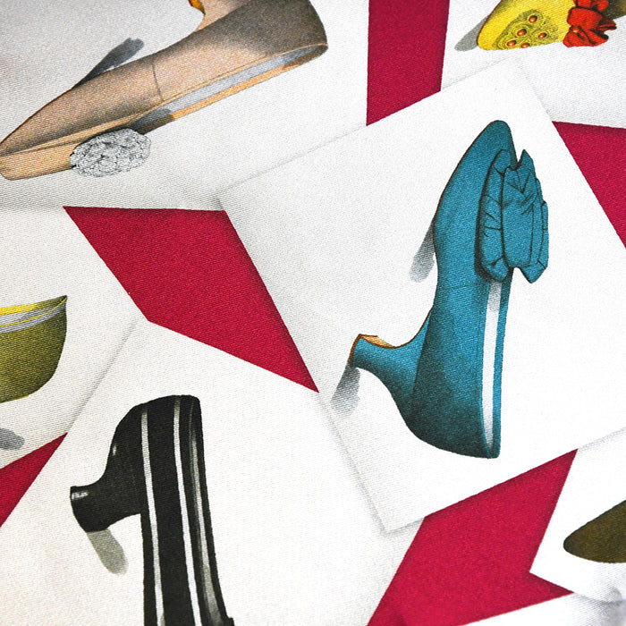 NYPL Pages of Shoes Silk Scarf - The New York Public Library Shop