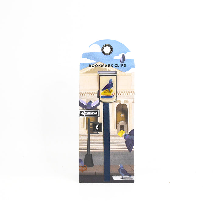 NYPL Pigeons at the Library Bookmark Clip