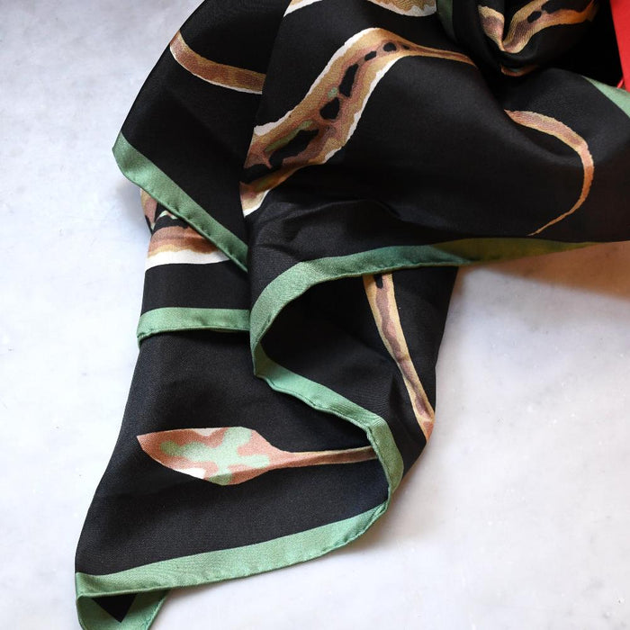 NYPL Snake Silk Scarf - The New York Public Library Shop
