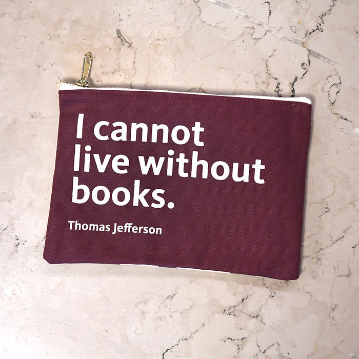 NYPL Thomas Jefferson Pouch - The New York Public Library Shop