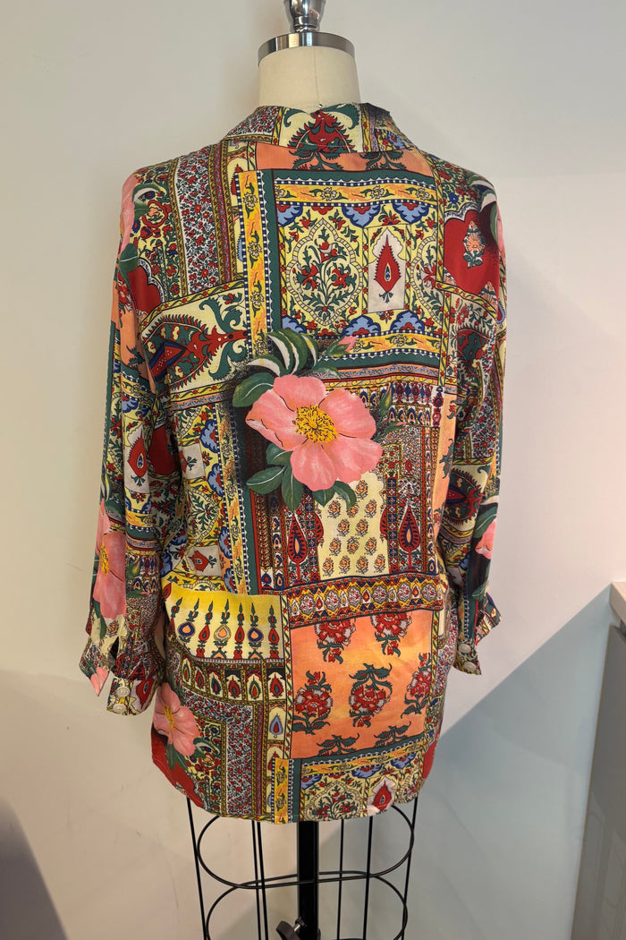 Office Town Floral Print Shirt