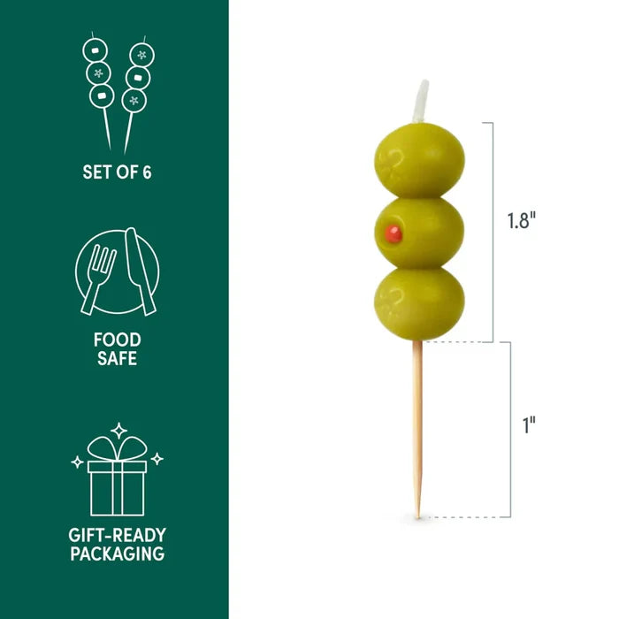Olives Cocktail Party Candles