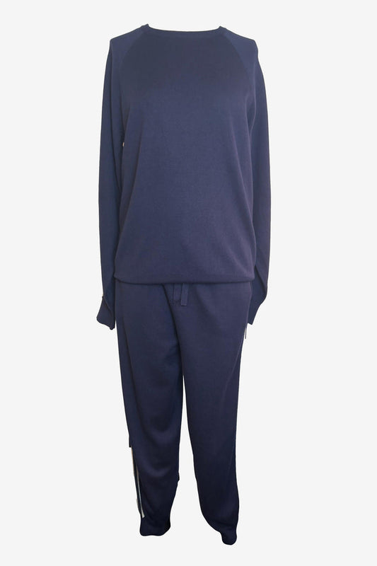 Olivia Von Halle Silk and Cashmere Blend Sweatsuit Set