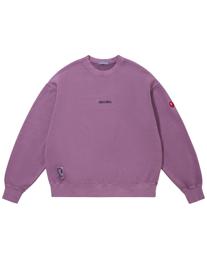 Overdyed Sweatshirt Running Dog