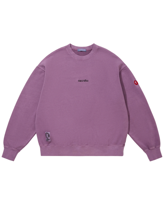Overdyed Sweatshirt Running Dog