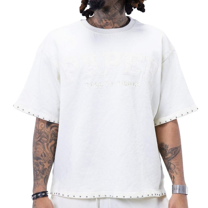 Paper Money - Destroyer Shorts - Shirt - White - Clique Apparel
