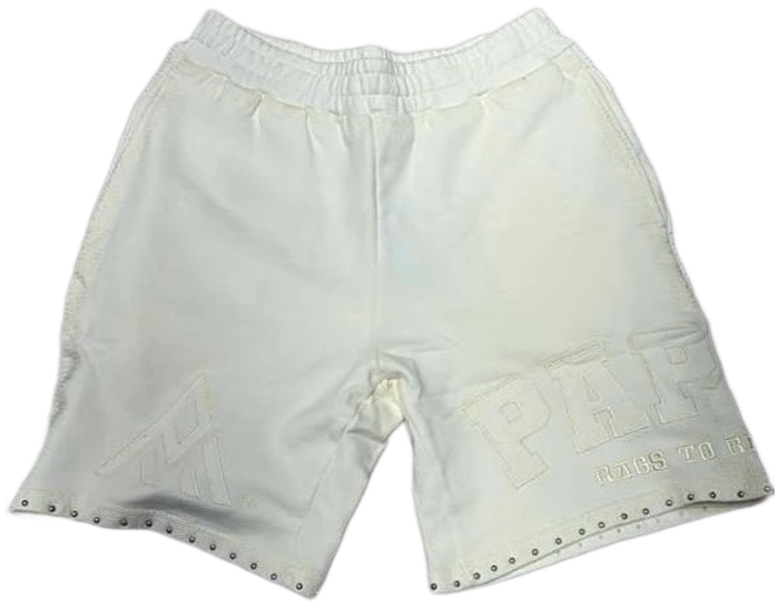 Paper Money - Destroyer Shorts - White - Clique Apparel
