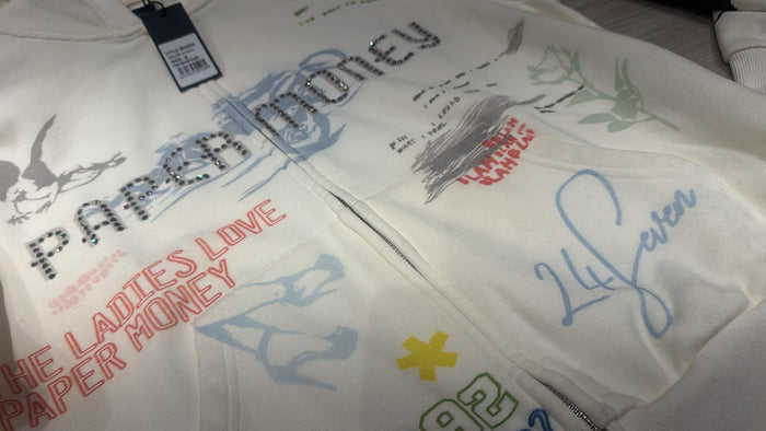 Paper Money - International Zip - White - Clique Apparel