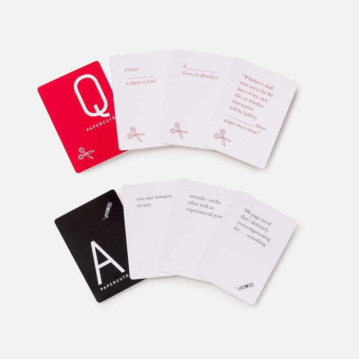 Papercuts: A Party Game for the Rude and Well-Read (A Card Game for Book Lovers)