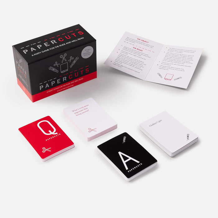 Papercuts: A Party Game for the Rude and Well-Read (A Card Game for Book Lovers)