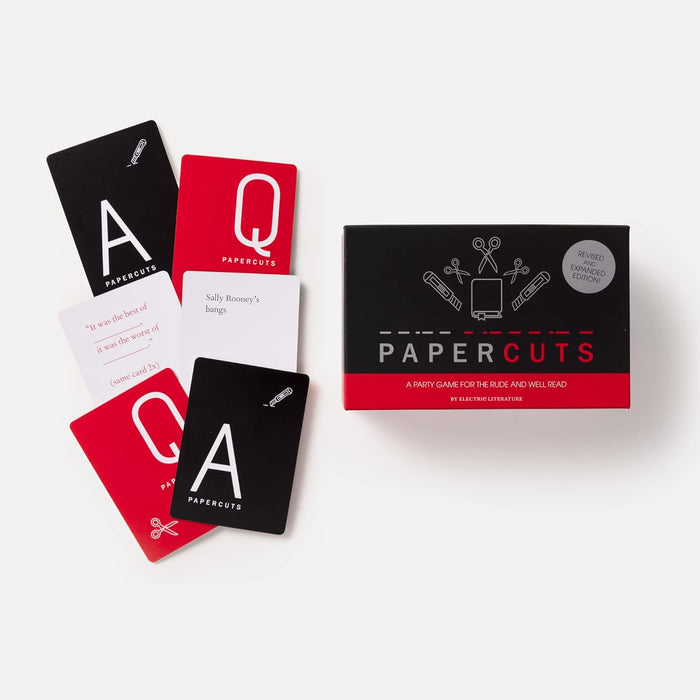Papercuts: A Party Game for the Rude and Well-Read (A Card Game for Book Lovers)