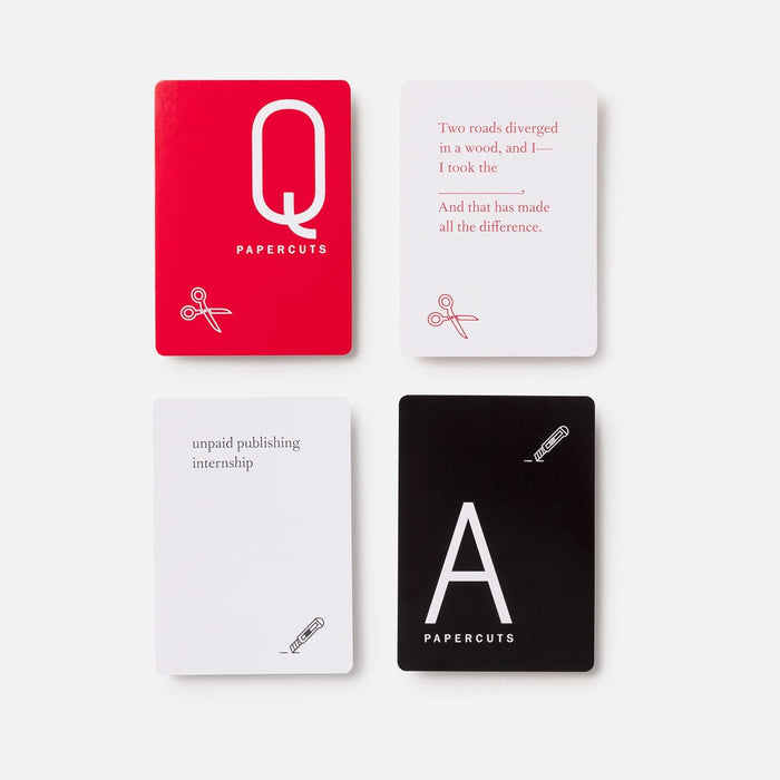 Papercuts: A Party Game for the Rude and Well-Read (A Card Game for Book Lovers)