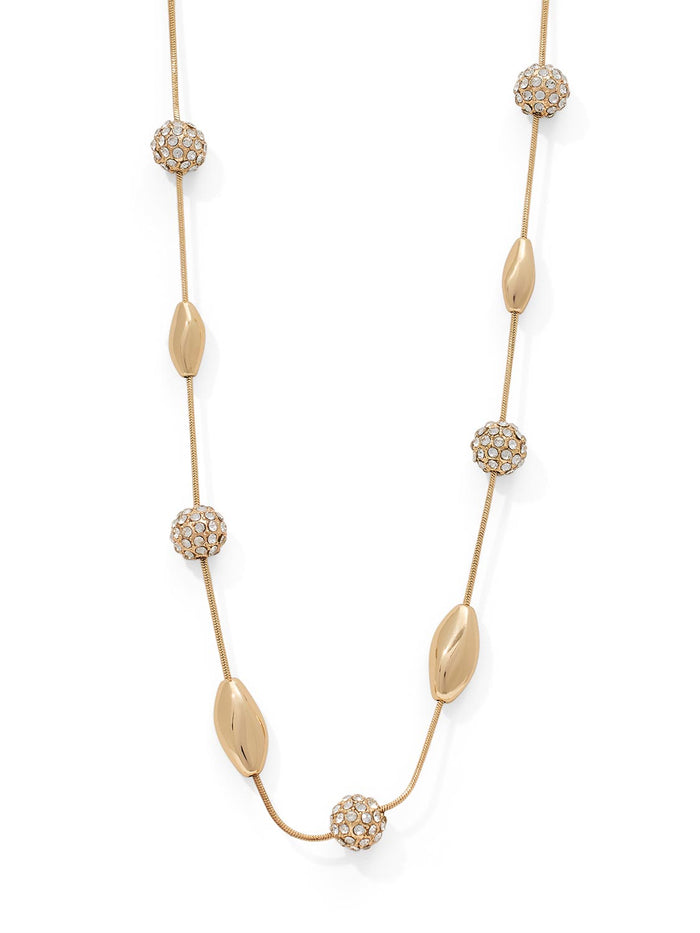 Pavé Nugget Detail Necklace