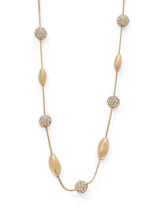 Pavé Nugget Detail Necklace