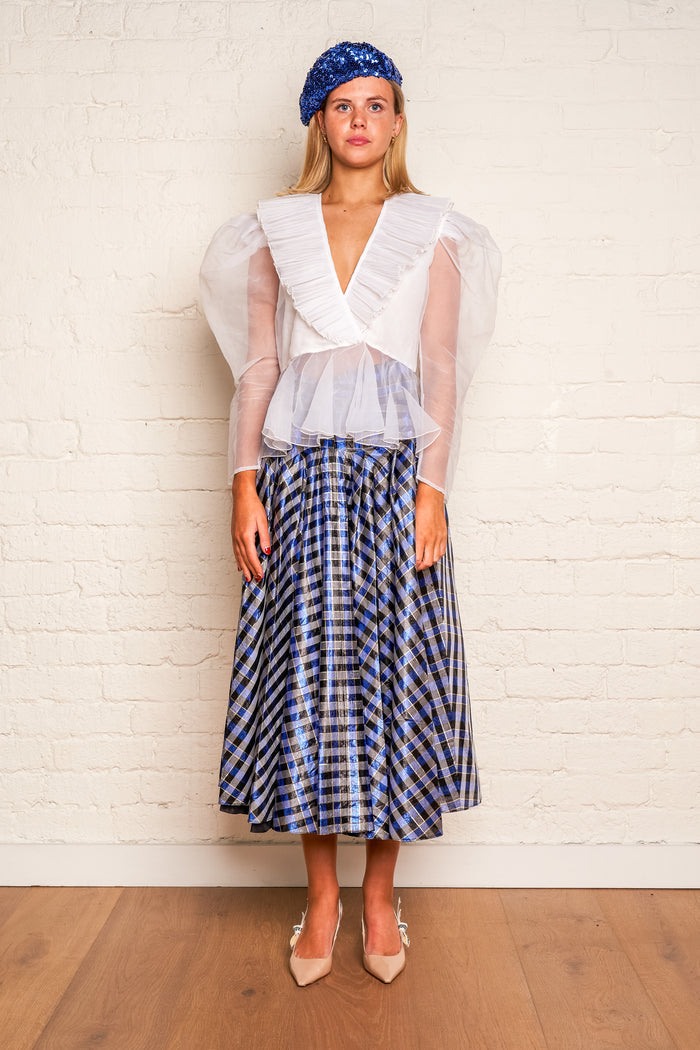 Perri Cutten Flower Detail Midi Skirt image 0