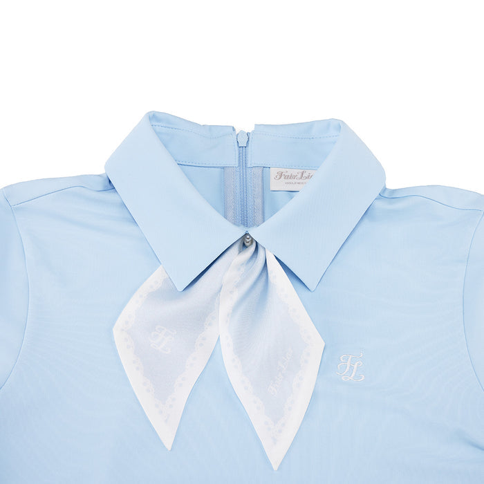 Petit Scarf set T-shirt (Blue)