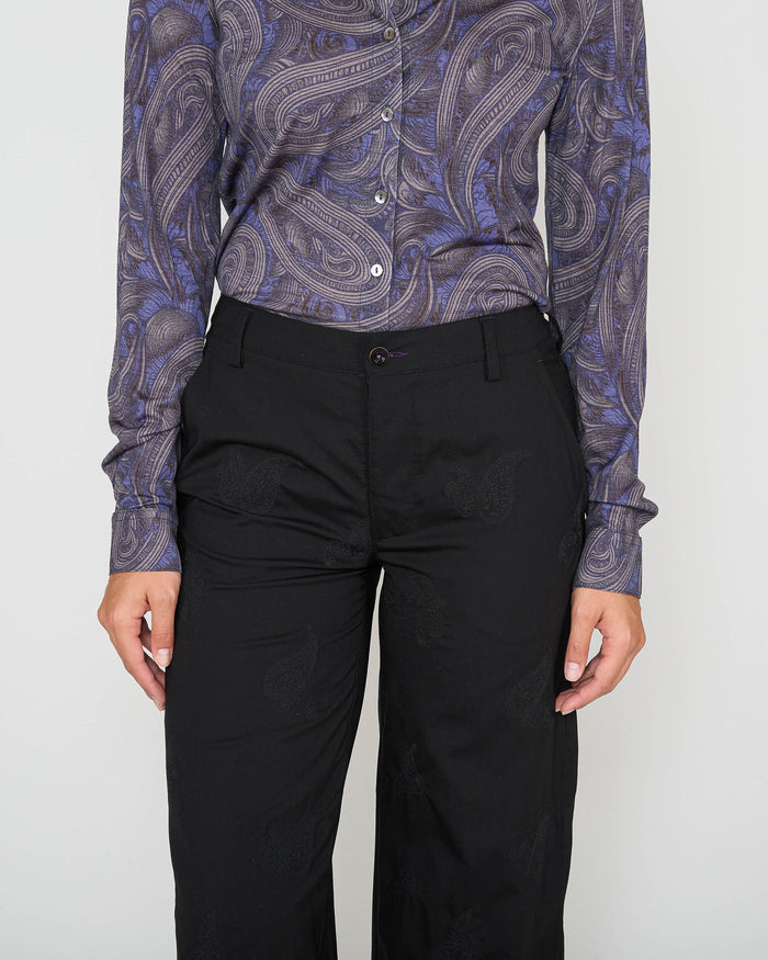 PHOEBE TAILORED PANT - BLACK