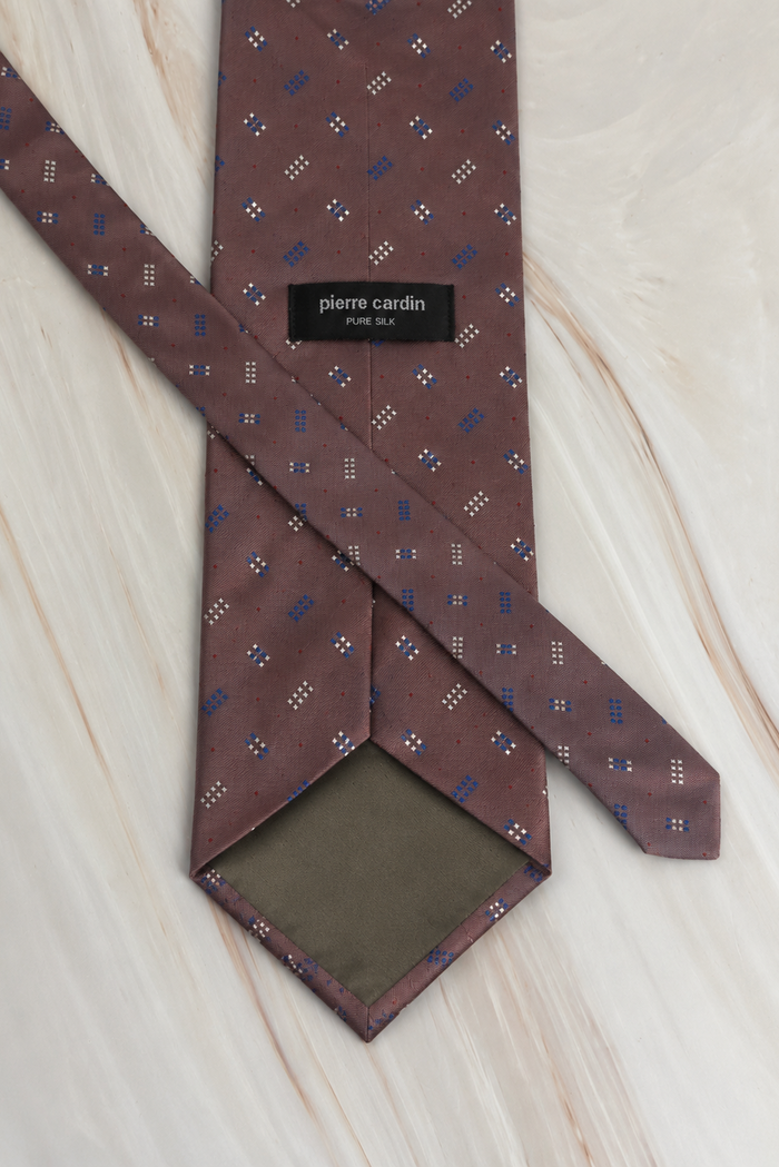 Pierre Cardin Mauve Silk Tie
