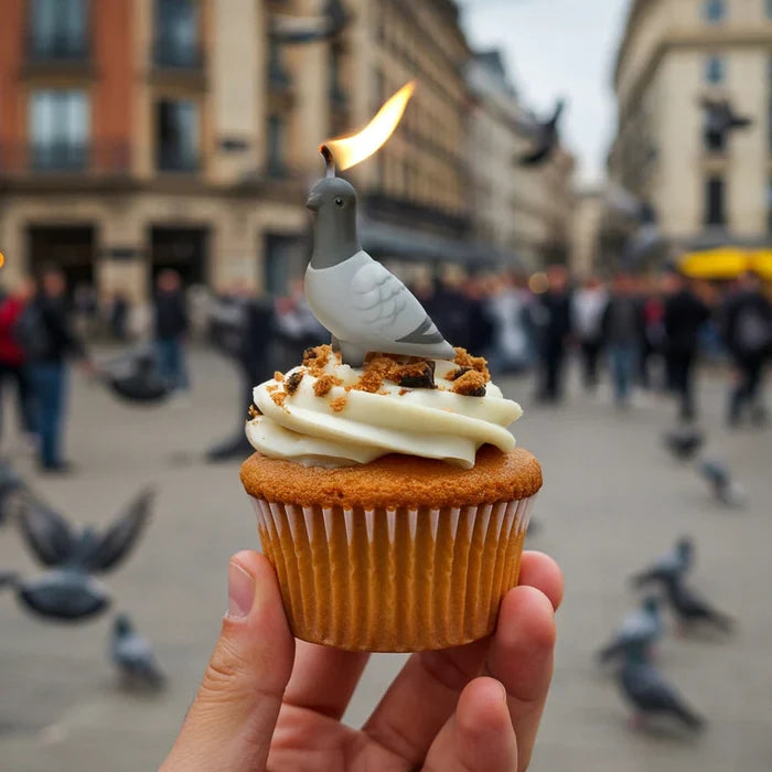 Pigeon Party Candles