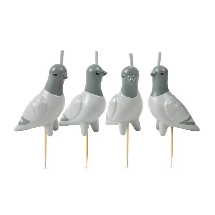Pigeon Party Candles