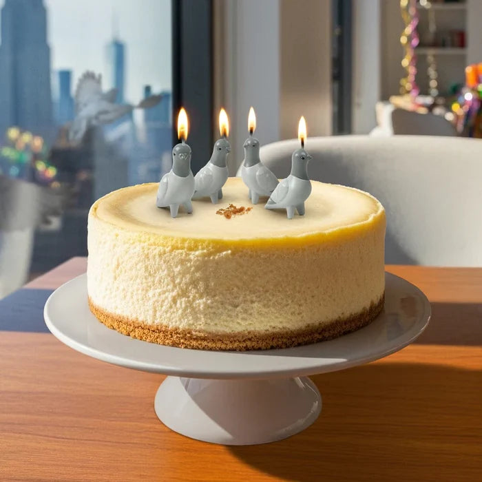Pigeon Party Candles