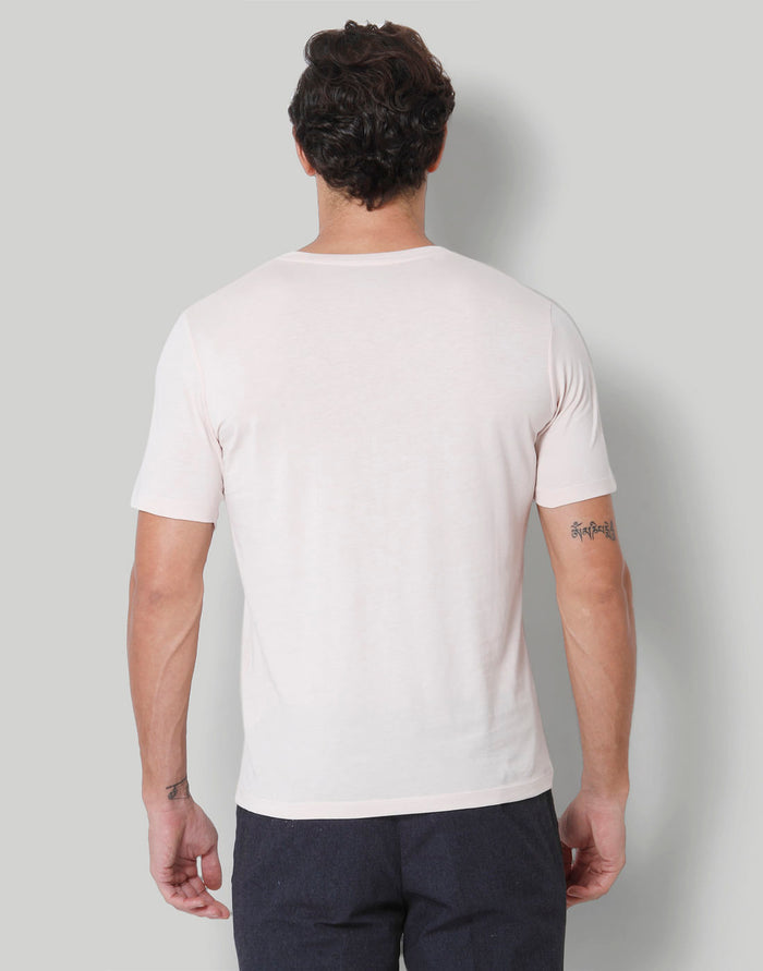 Pink V-Neck T-Shirt