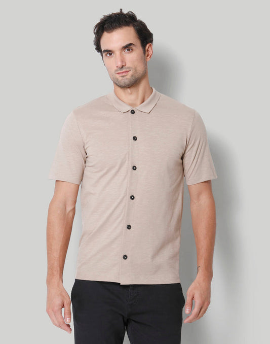 Polo Neck T-Shirt