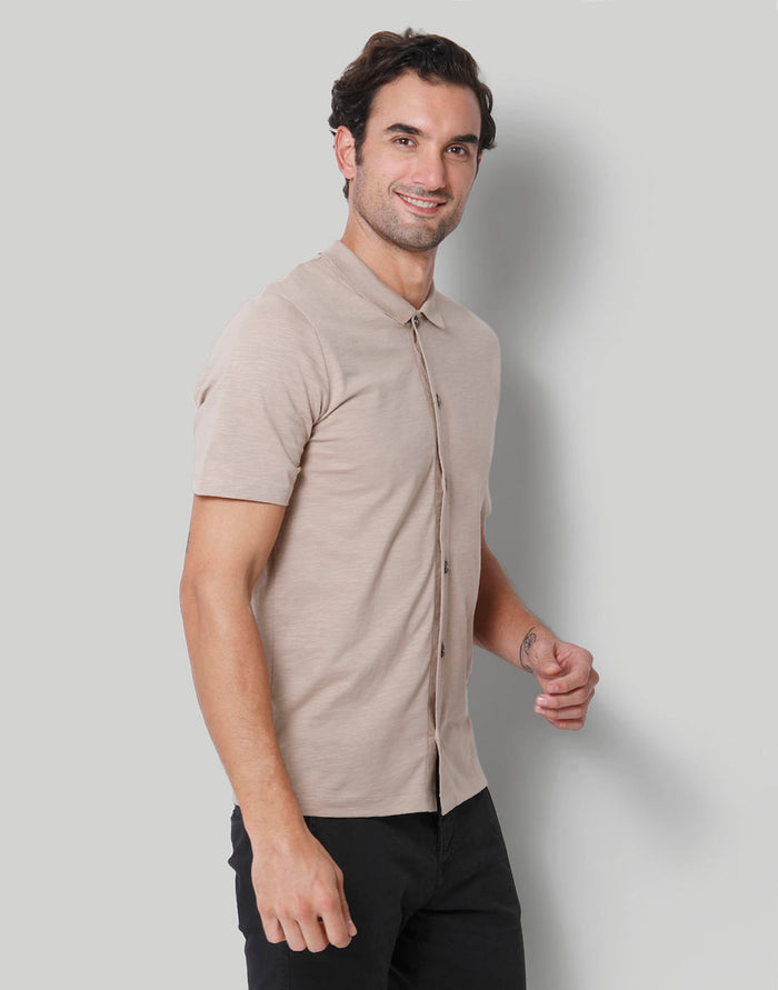 Polo Neck T-Shirt