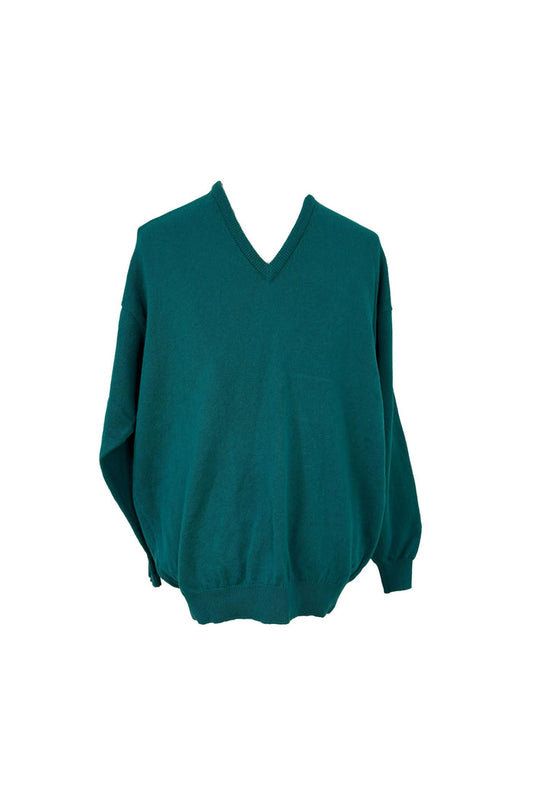 Pringle Teal V Neck Sweater