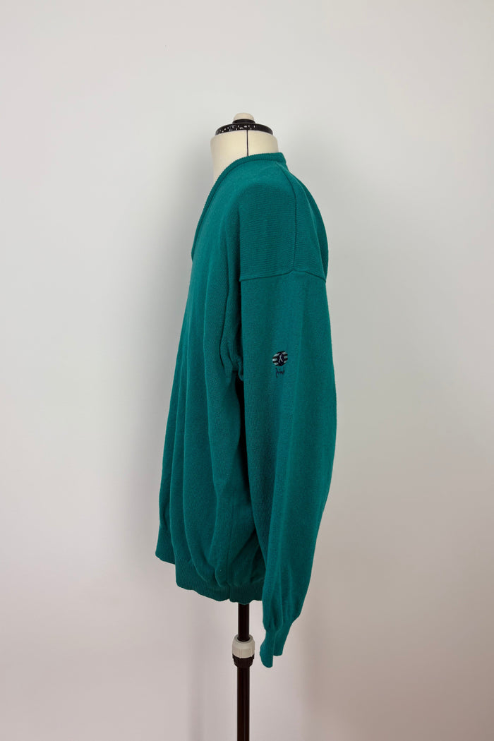 Pringle Teal V Neck Sweater