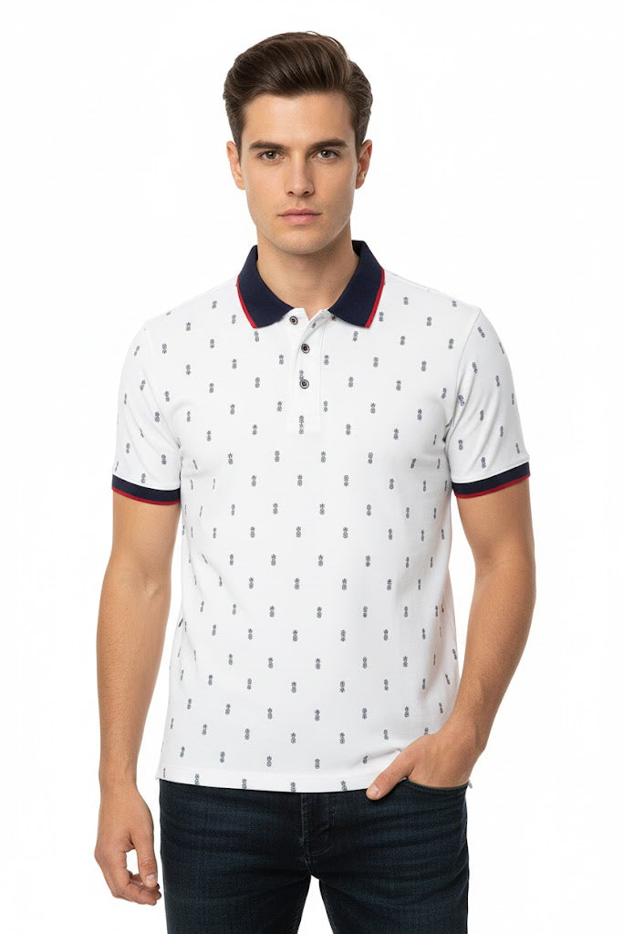 Printed Polo Shirt