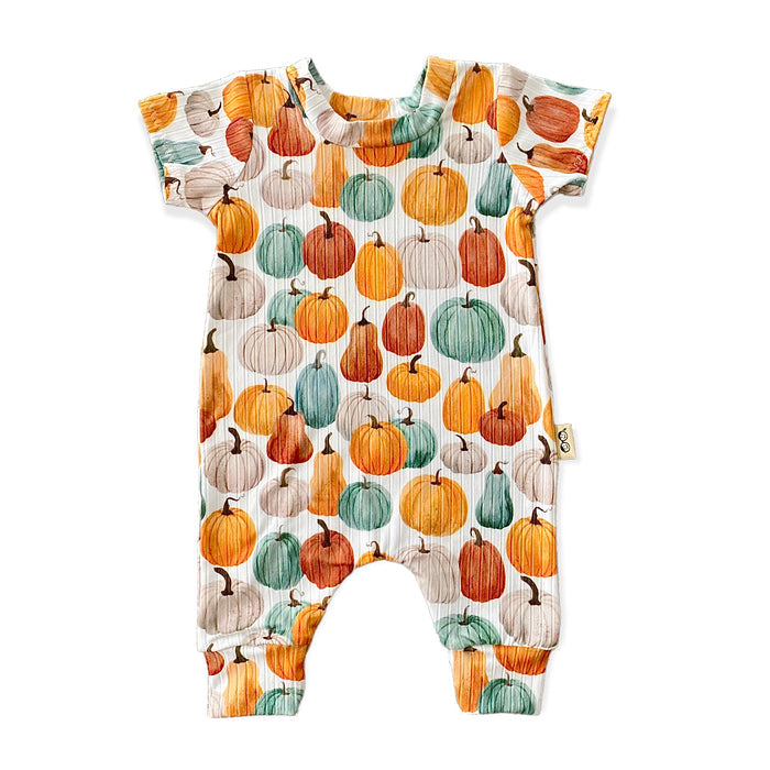 Pumpkin Patch Harem Romper