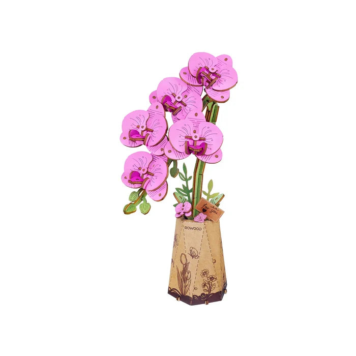 Purple Moth Orchid DIY Wooden Bloom Craft - The New York Public Library Shop