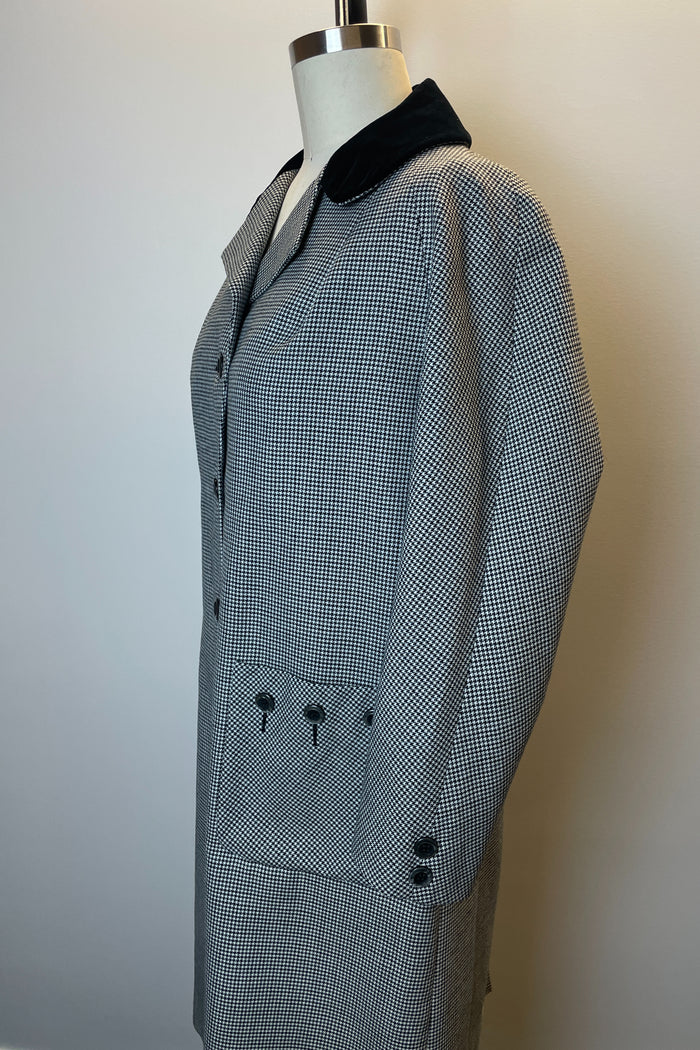 Ralex Houndstooth Longline Coat image 1