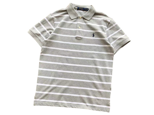 Ralph Lauren Multi Stripes Polo Grey/White