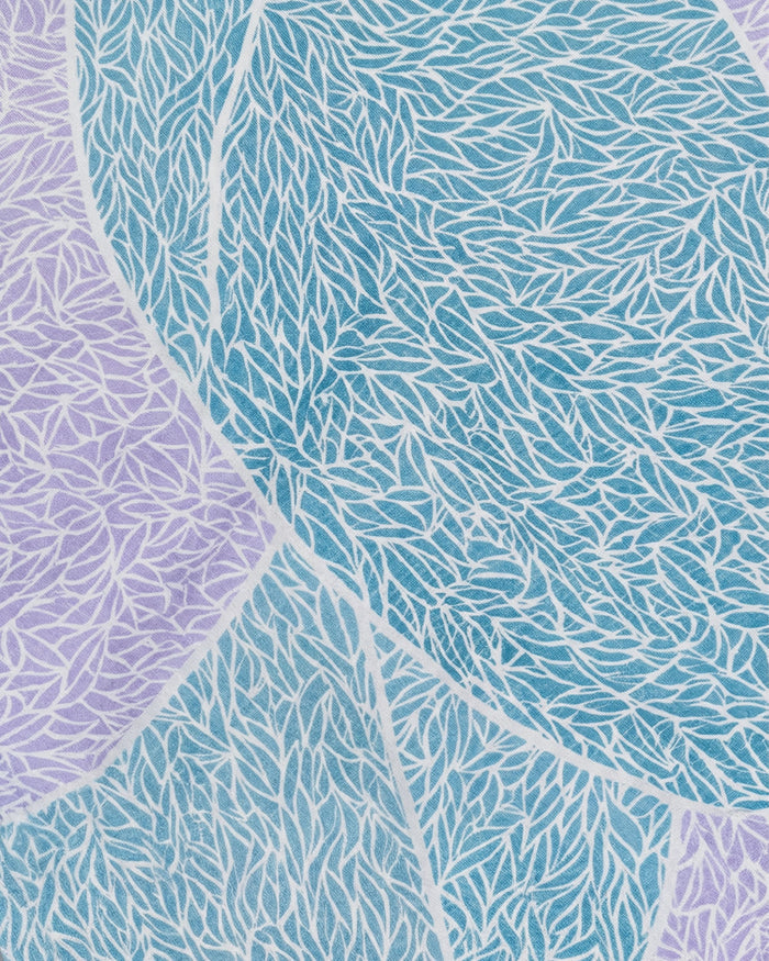 RAQUEL GRAIN PAISLEY TEAL WOMENS BIKINI TOP