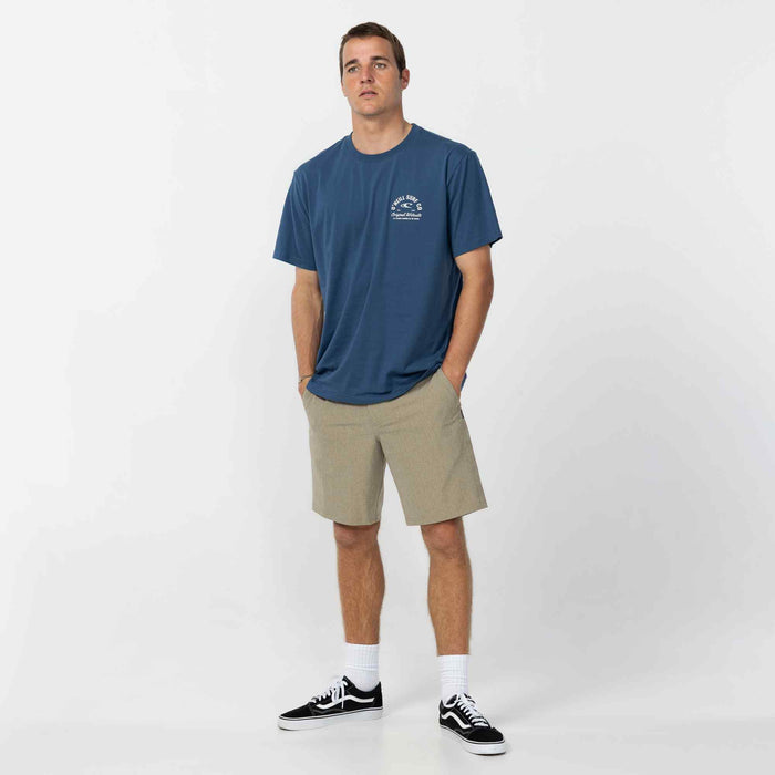 Reserve Heather 19" Hybrid Short - Heather Khaki