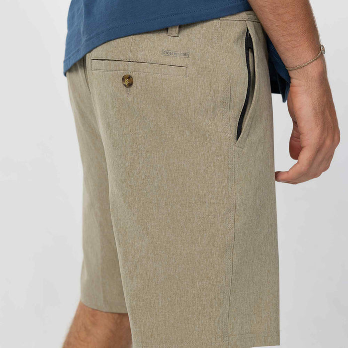 Reserve Heather 19" Hybrid Short - Heather Khaki