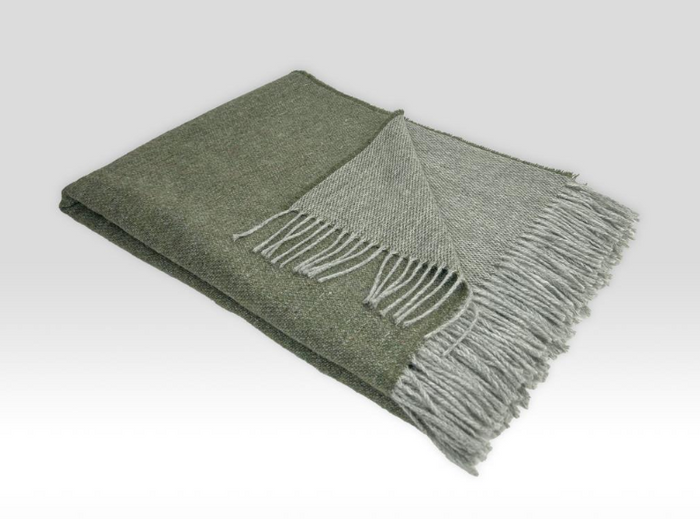 Thyme - Reversible Merino Wool Throws