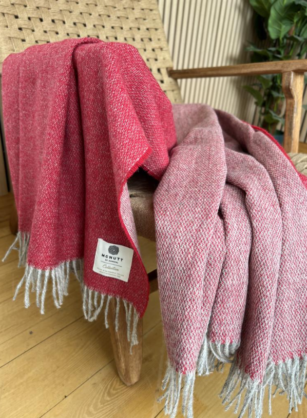 Reversible Merino Wool Irish Throws