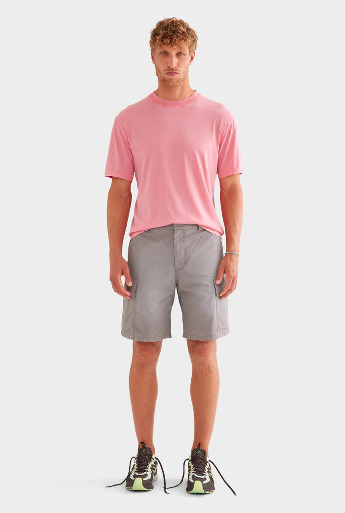 Ripstop Cotton Cargo Short - Washed Grey
