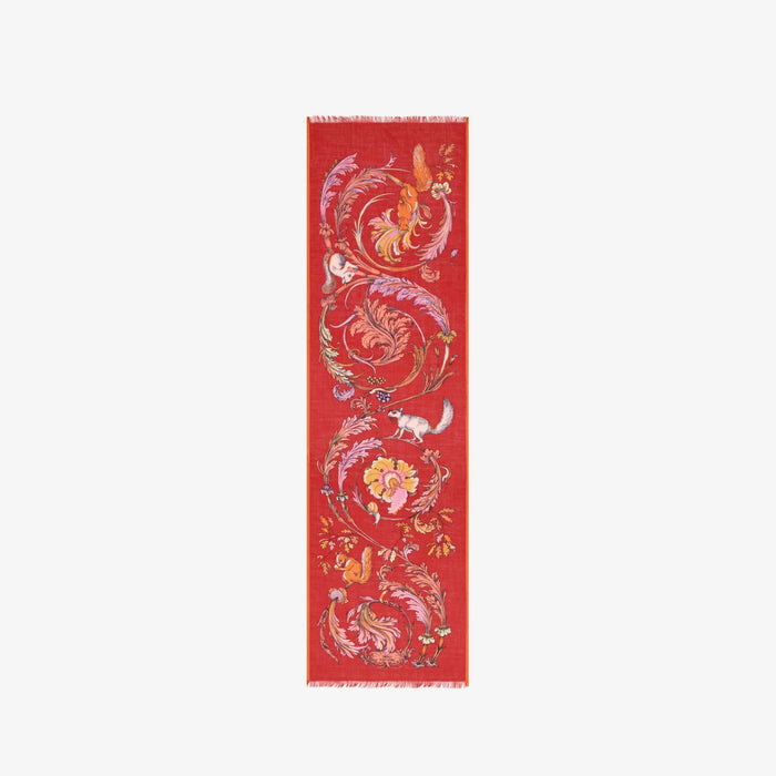 Rococo Wool Oblong Scarf