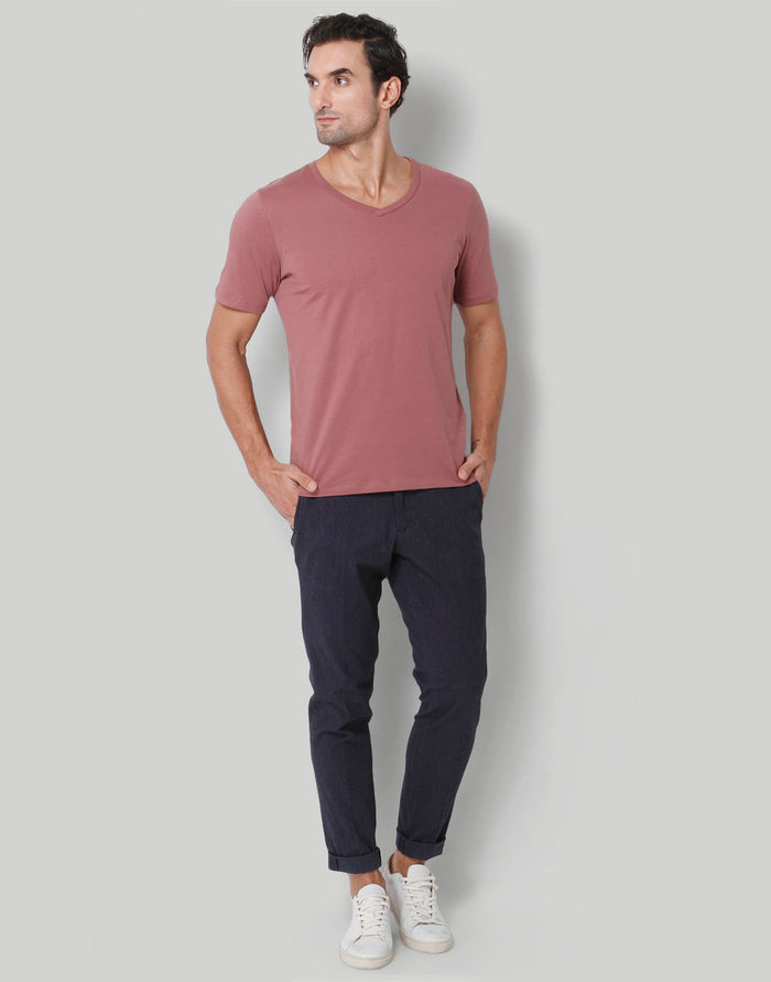 Rose V-Neck T-Shirt