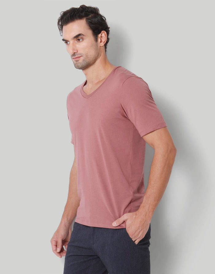 Rose V-Neck T-Shirt