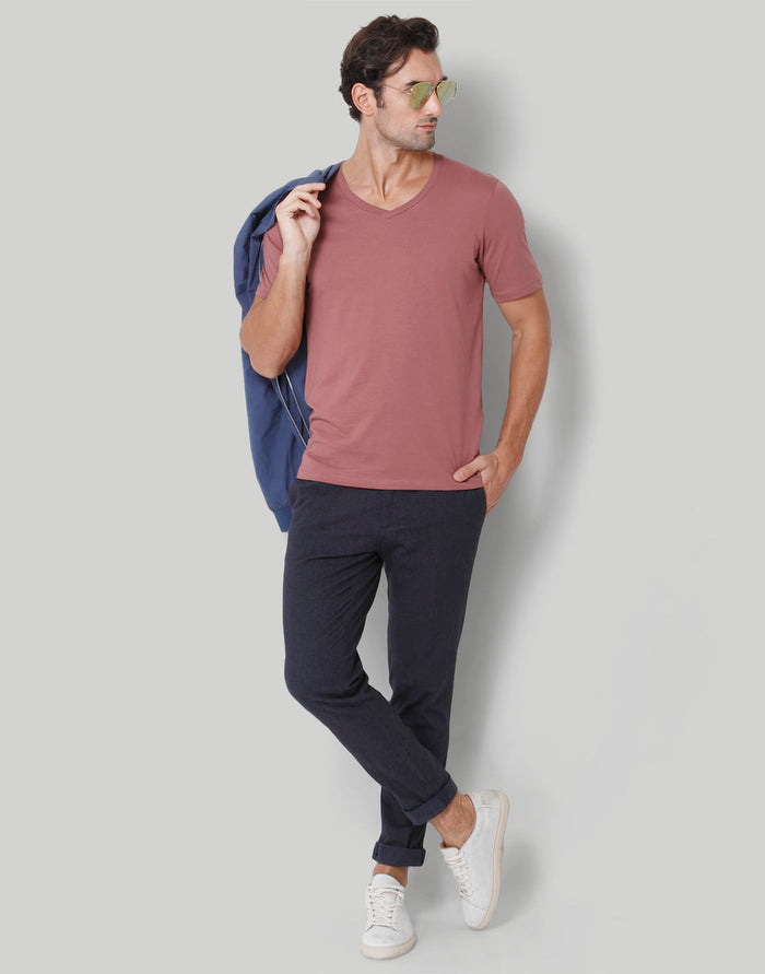 Rose V-Neck T-Shirt
