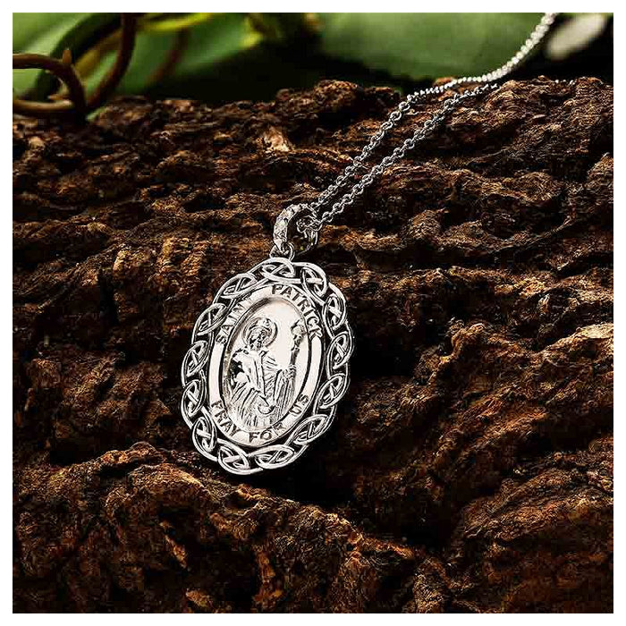 Saint Patrick's Medal Necklace