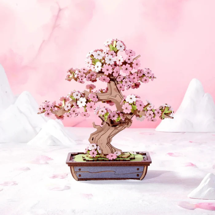 Sakura Bonsai DIY Wooden Craft - The New York Public Library Shop