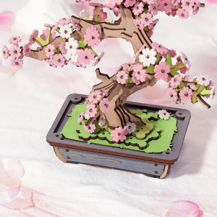 Sakura Bonsai DIY Wooden Craft - The New York Public Library Shop