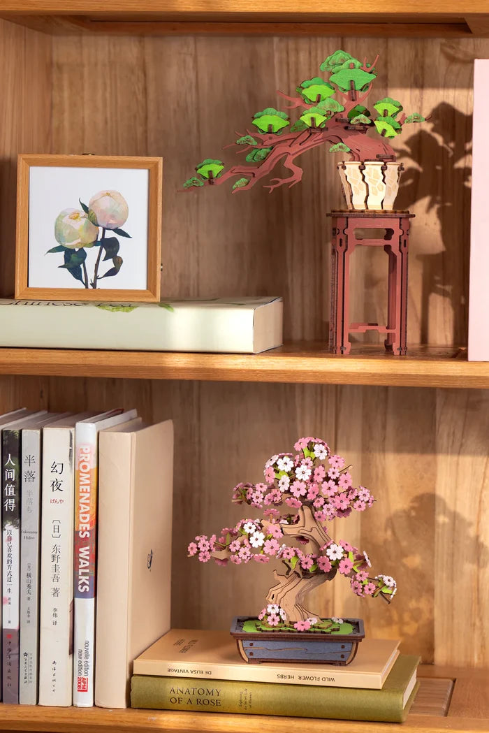 Sakura Bonsai DIY Wooden Craft - The New York Public Library Shop