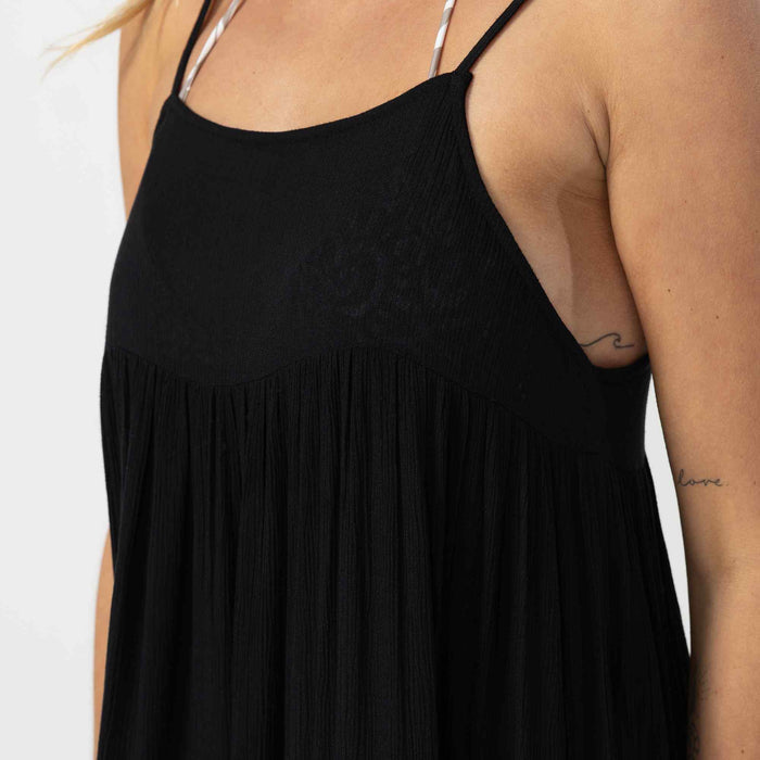 Saltwater Solids Rilee Overswim Dress - Black